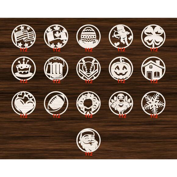 The Everything Interchangeable Wood Sign 57 Sign Options 127 Different Icons - Picture 10 of 10